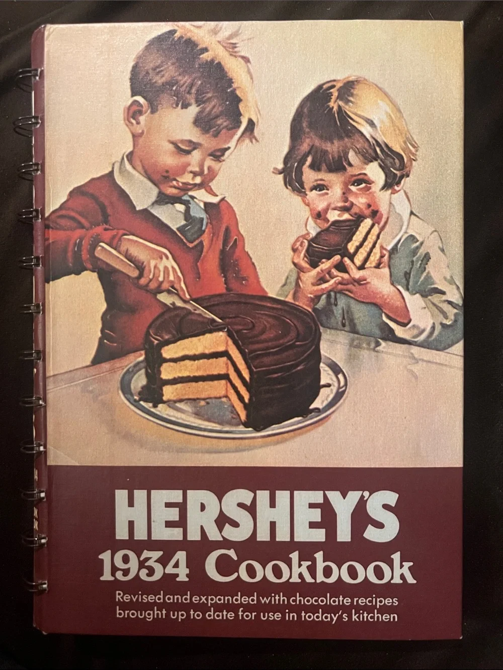 HERSHEY'S 1934 Cookbook Vintage Chocolate Recipe Book - printed 1971